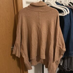 Loft Tan Turtleneck Tunic